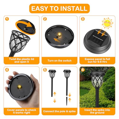 Solar Outdoor Lights (8 Count)