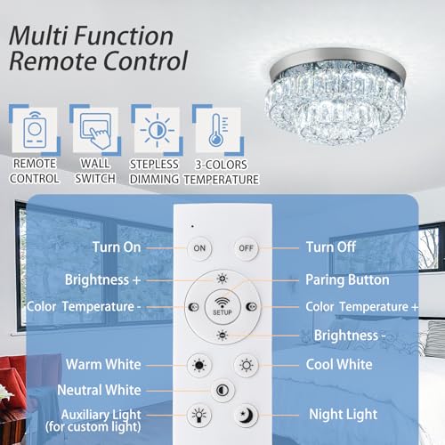 11.8" LED Chandelier 2