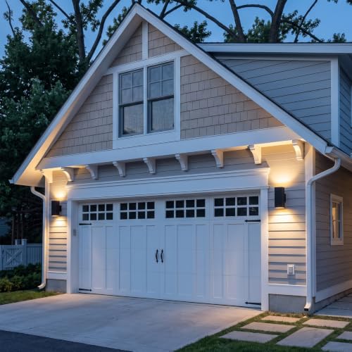 2 Pack 12" Outdoor Rectangular Wall Light (2 Count)