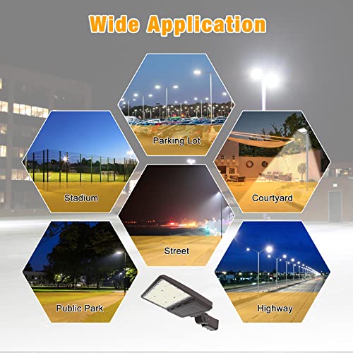 LED Parking Lot Light 150W 21000LM 5000K