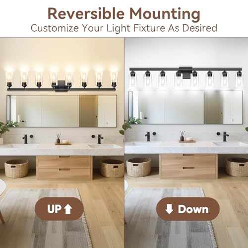 8 Light Bathroom Light Fixtures