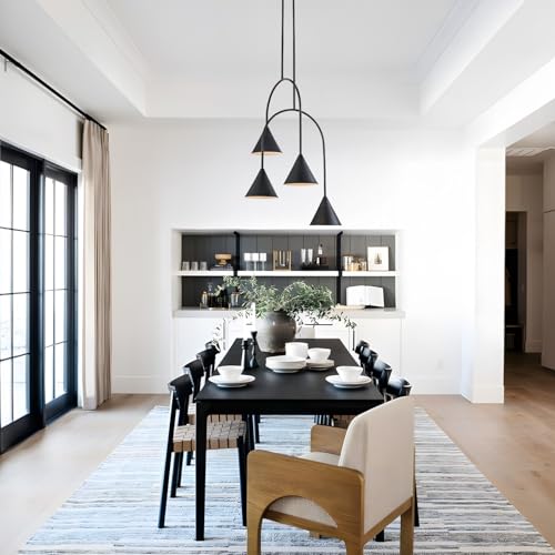 Matte Black Industrial Pendant Light Fixture