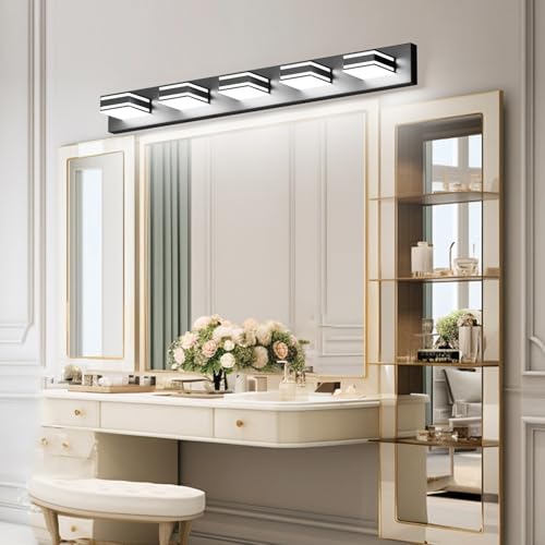 Black Vanity Light Fixtures 40.5inch 5 (5 Count)