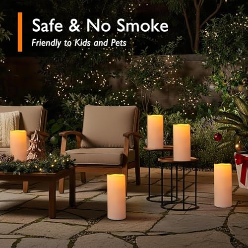 5x12 Waterproof Flameless Candles