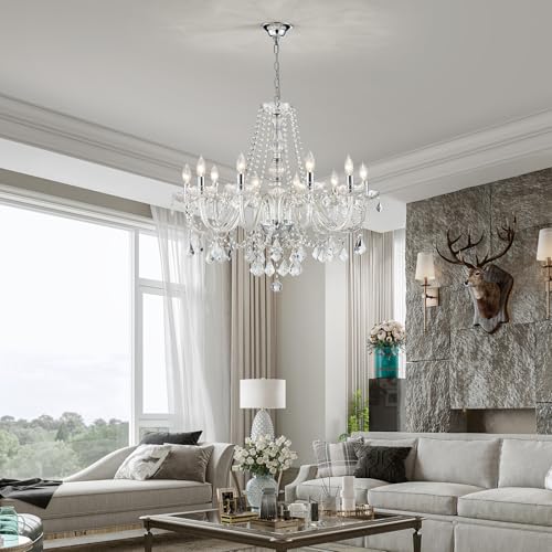 Large Crystal Chandelier
