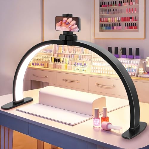 Half Moon Light for Nail Desk