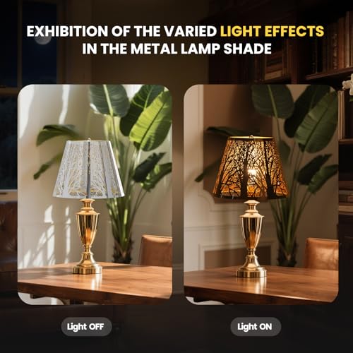Small Metal Lamp Shade with Stainless Steel Mirror