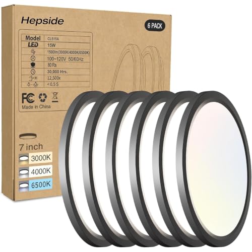6PACK LED Flush Mount Ceiling Light (6 Count)