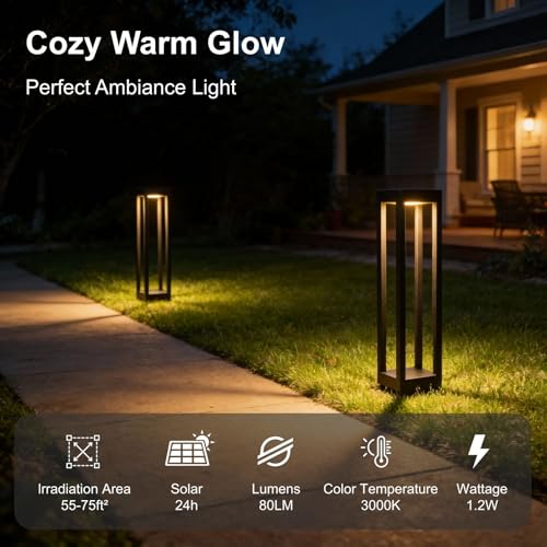 24" Solar Pathway Light