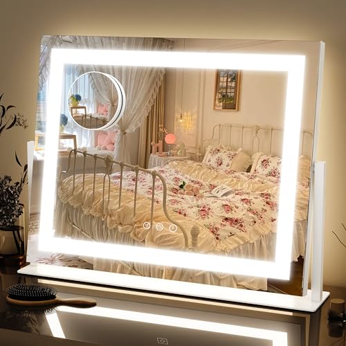 Vanity Mirror with Lights 22''x18'' Makeup Mirror with Lights