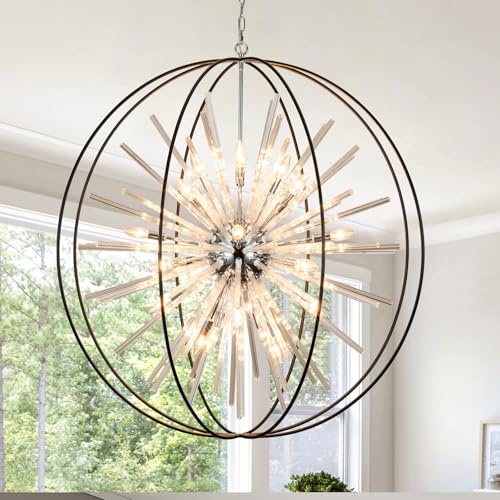 Modern Extra Large Crystal Chandeliers for High Ceilings
