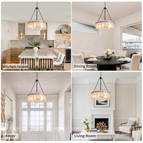 Black Chandelier for Dining Room Light Fixture