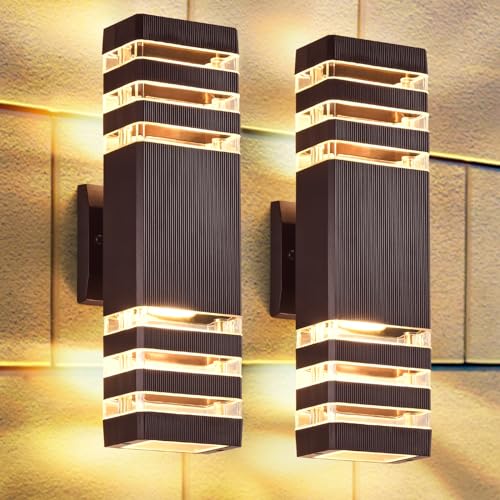 Up and Down Outdoor Wall Lights (2 Count)