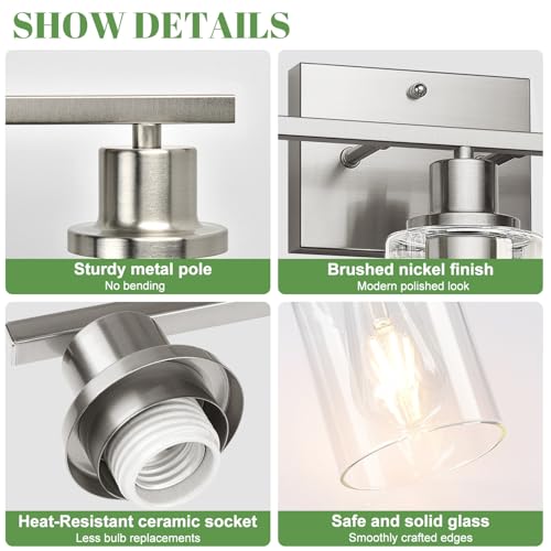 3 Light Bathroom Light Fixtures