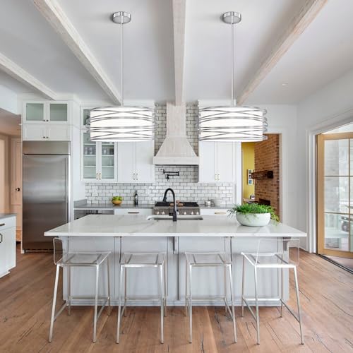 16 inch Modern Drum Pendant Light 3