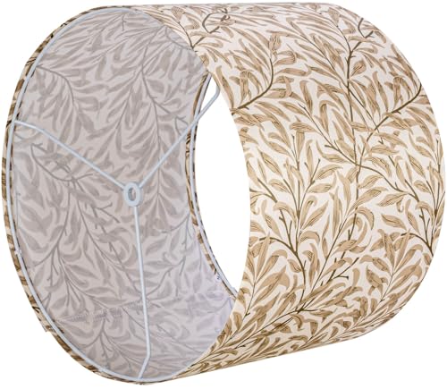 Yellow Leaf 13" Lamp Shades Set of 2 with Harps (2 Count)