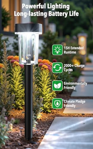 Solar Pathway Lights Outdoor (12 Count)