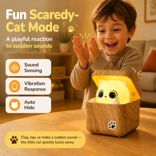 Rechargeable Cat Night Light