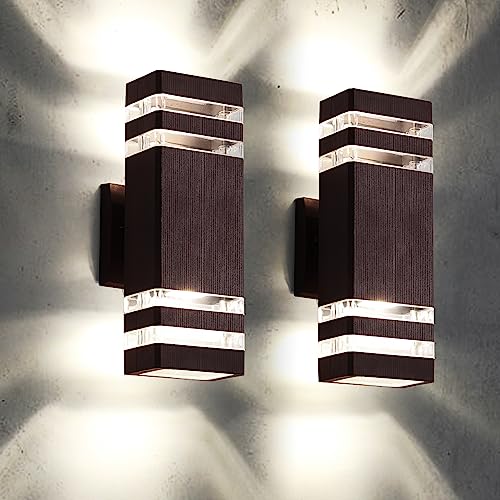 2 Pack Outdoor Wall Light Fixtures (2 Count)