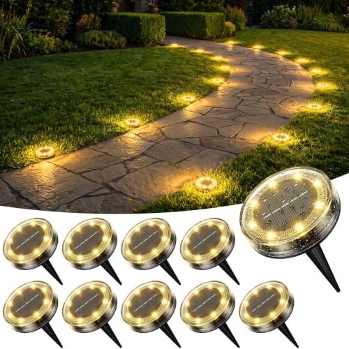 Solar Ground Lights Outdoor Anti (10 Count)