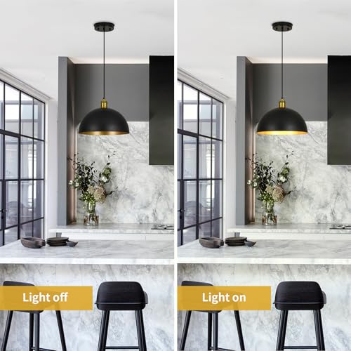 Black Pendant Lights Kitchen Island