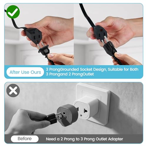 3 in 1 Light Socket Outlet Adapter