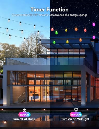 RGBW Outdoor String Lights 100ft (100FT)