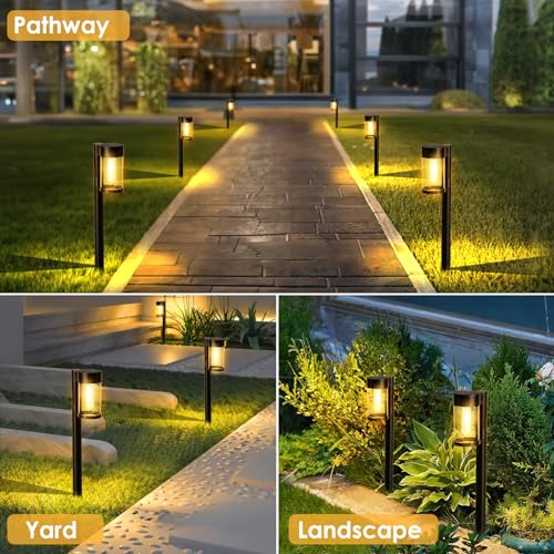 Solar Pathway Lights Outdoor (10 Count)