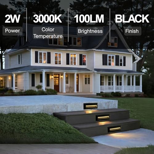LED Outdoor Indoor Step Lights (3 Count)