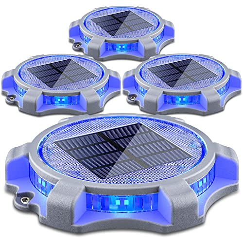 Solar Deck Lights Outdoor (4 Count)
