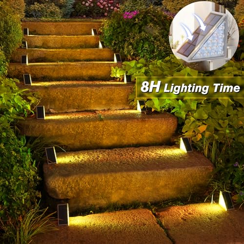 Solar Stair Lights 6 Pack (6 Count)
