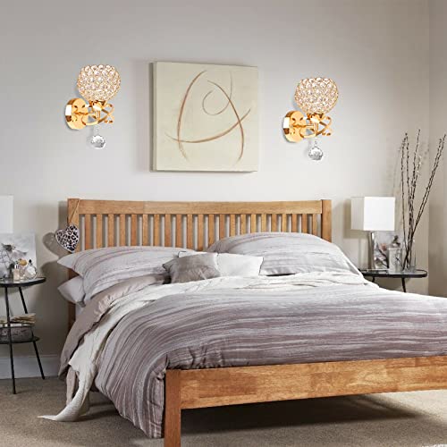 Gold Wall Sconces Set of Two (2 Count)
