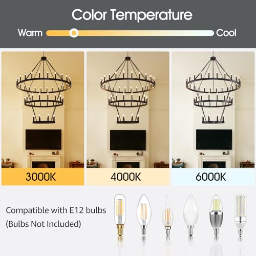 53" Large Chandelier for High Ceilings 3