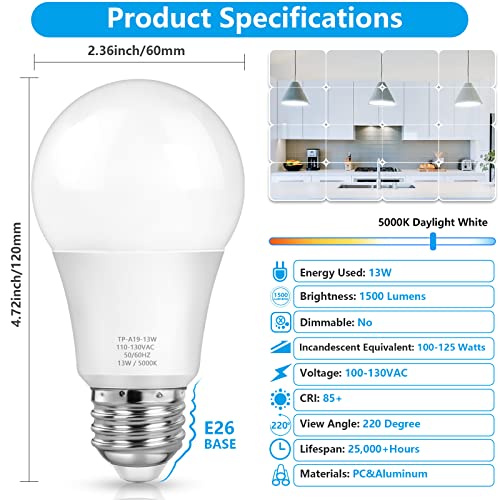 A19 LED Light Bulbs (20 Count)