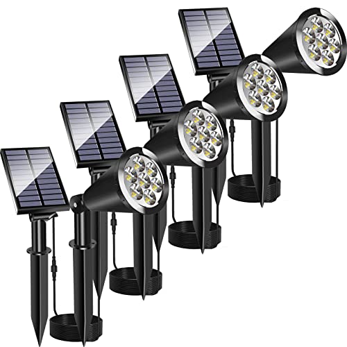 Solar Spot Lights Outdoor (4 Count)