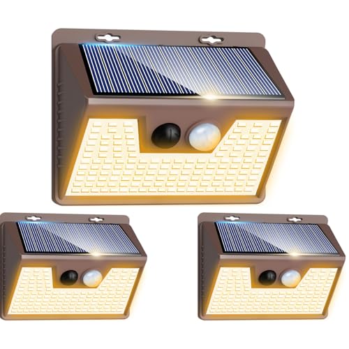 Solar Lights Outdoor Motion Sensor Waterproof (3 Count)