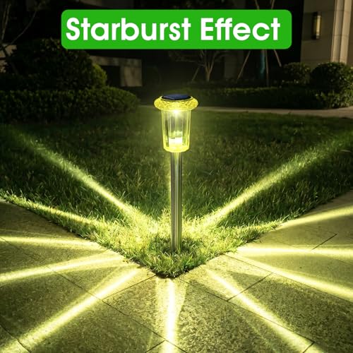 Solar Outdoor Lights Starburst Pattern (10 Count)