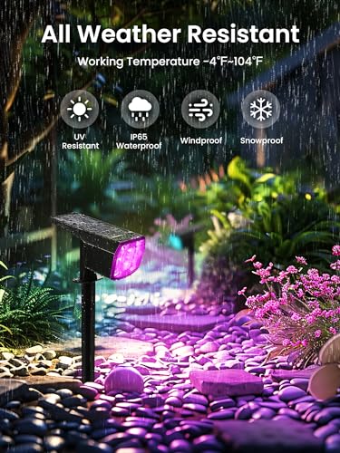 Solar Spot Lights Outdoor Waterproof (10 Count)