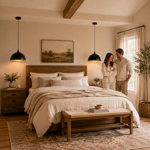 Farmhouse Pendant Lighting for Kitchen Island (2 Count)