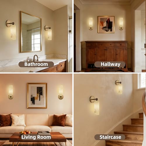 Alabaster Wall Sconce (2 Count)