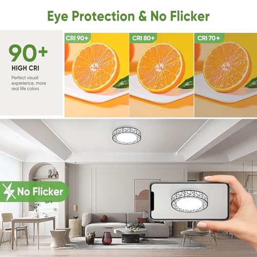 20 Inch Bird's Nest Flush Mount Ceiling Light