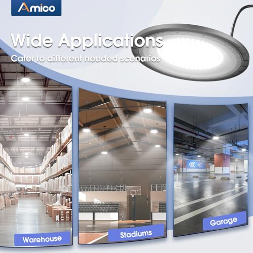 20 Pack UFO LED High Bay Light 150W 21000lm 5000K (20 Count)