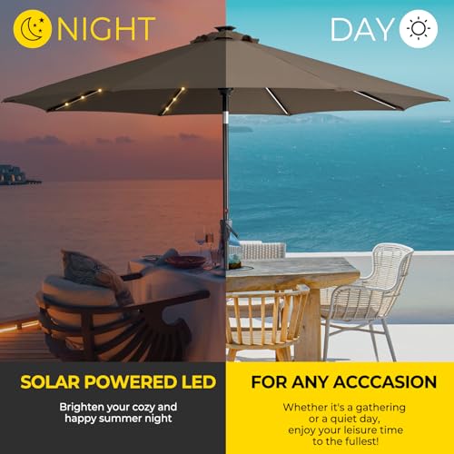 10ft Patio LED Umbrella with light