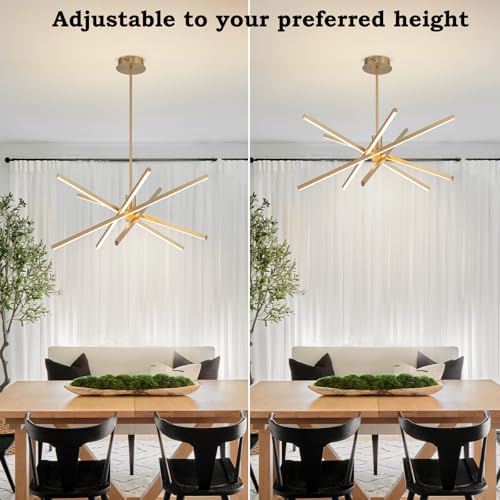 Modern Gold Chandelier for Dining Room 5