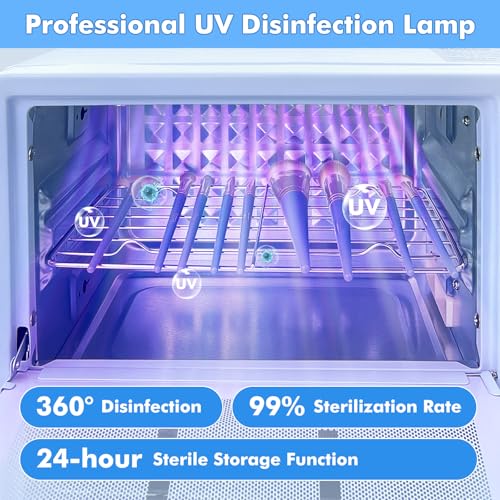 UV Light Nail Tool Cleaning Machine Dryer 10L 160W (338 Ounce)