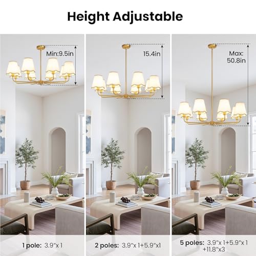 Modern Gold Chandelier 8