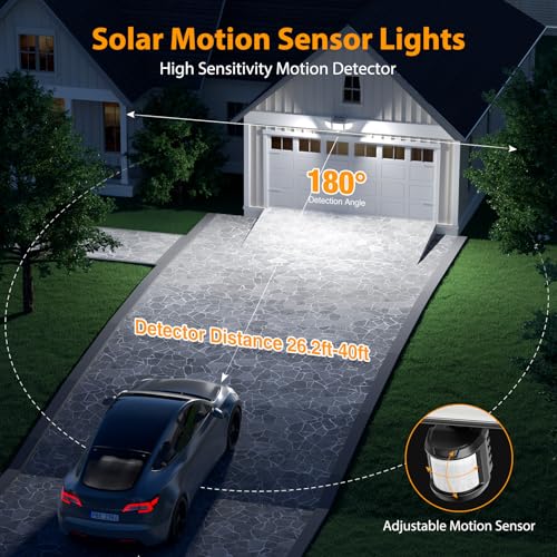 4500LM Solar Lights Outdoor