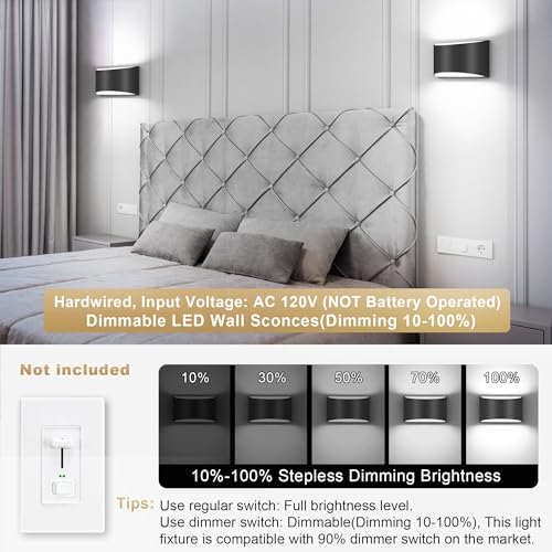 Modern Wall Sconces (2 Count)