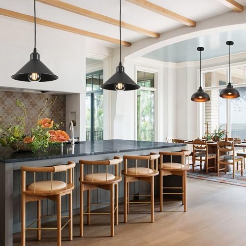 Black Plug in Pendant Light (2 Count)