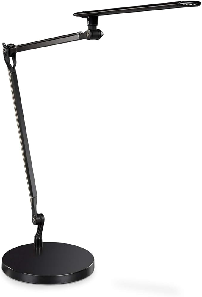 Uplift E7 LED Desk Lamp with Clamp - Black Lamp and Base - Aura Lighting